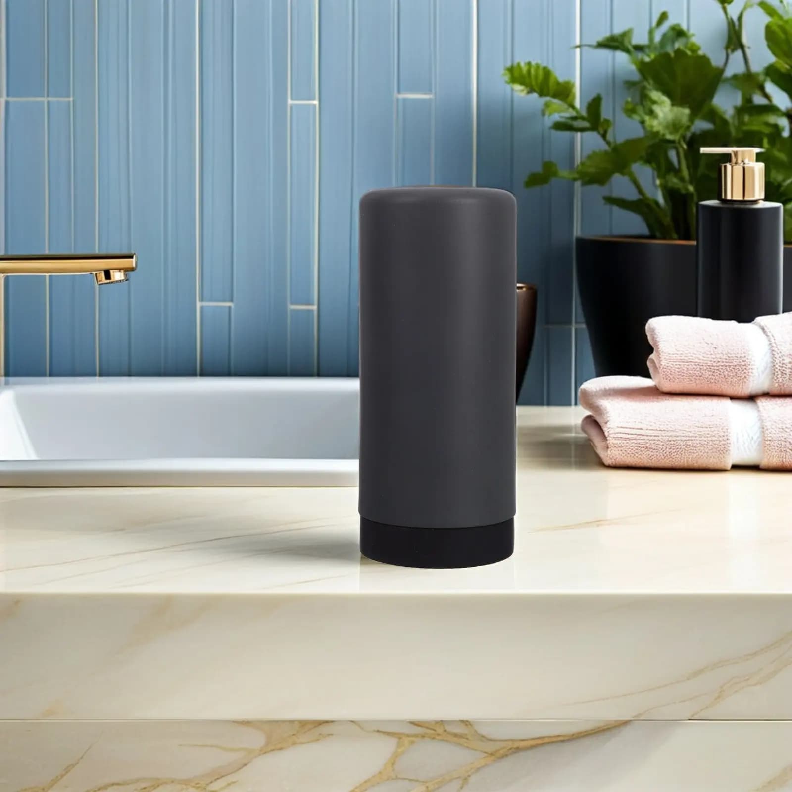 Dispenser di Sapone in Silicone Flessibile Premium per Lavelli di Cucina e Bagno, Erogatore a Pressione per Sapone Liquido e Lozione Mani