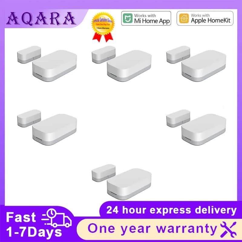 Aqara Door Sensor Zigbee Wireless Connection Alarm Mini Intelligent Door Sensor Works with Aqara Gateway Mi HomeKit APP