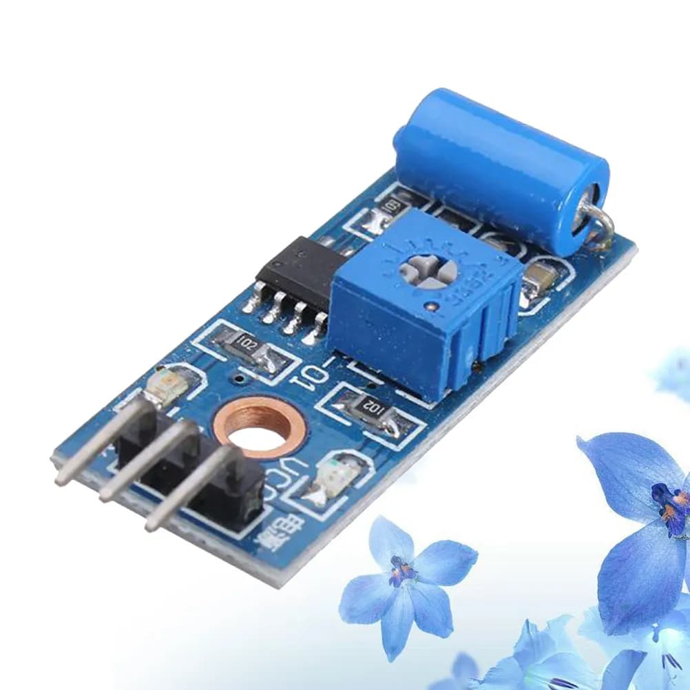 Modulo Sensore di Vibrazione SW420 con Uscita Comparativa, Segnale Pulito, Forte Capacità di Azionamento 15mA, Modulo Allarme Movimento