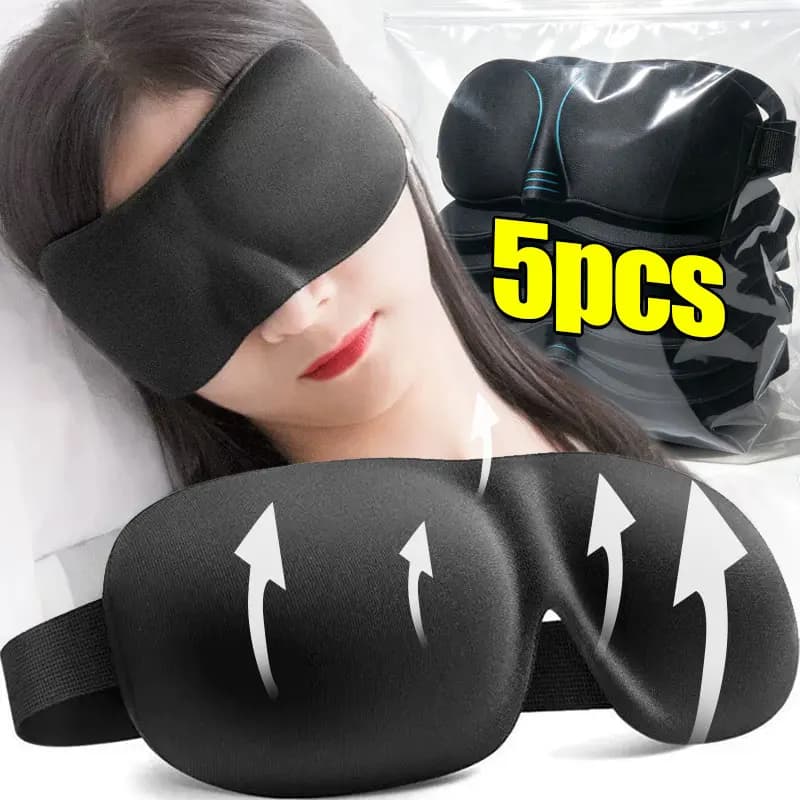 Sleep Mask for Side Sleeper Blackout 3D Eye Mask for Sleeping,Night Blindfold.Zero Eye Pressure Airplane Travel Essentials