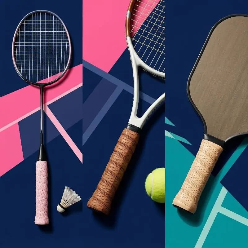 2Pcs Tennis Racket Overgrip Sweat Band Absorption Non Slip Grip Tape Wrap for Badminton Racquet Handle Use