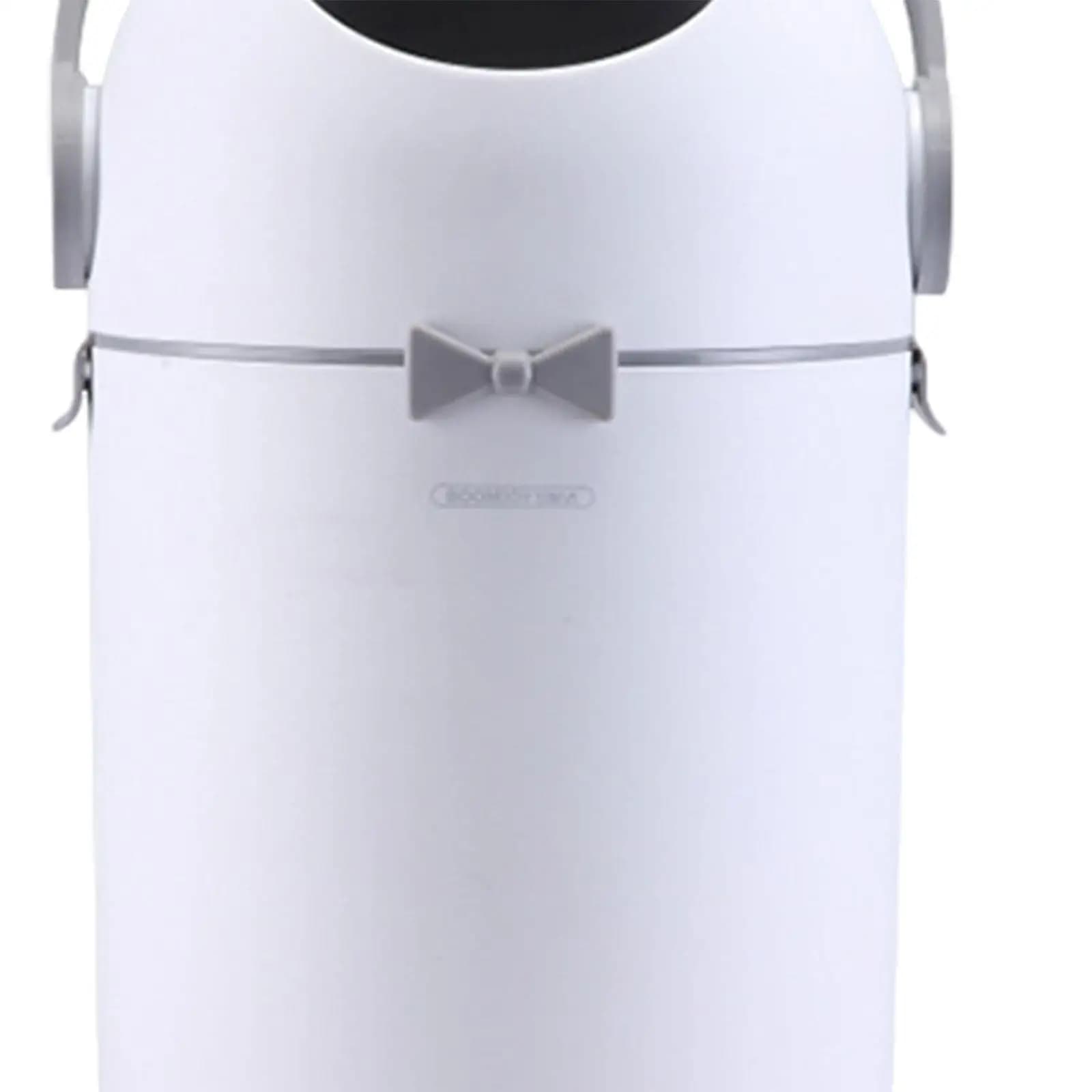 Cestino per Pannolini da 15 L con Coperchio, Moderno Contenitore per Rifiuti Leggero per Bagno, Casa, Sala da Pranzo, Hotel, Appartamento