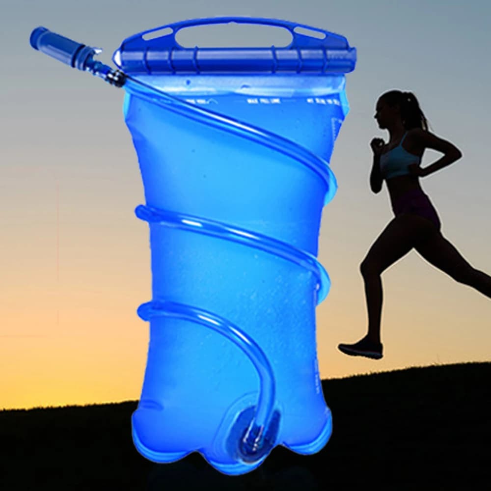 NEWBOLER Wasser Blase Wasser Reservoir Trink Pack Stoccaggio Tasche BPA FREI-1,5 L 2L 3L Laufen Idratazione Weste Zaino