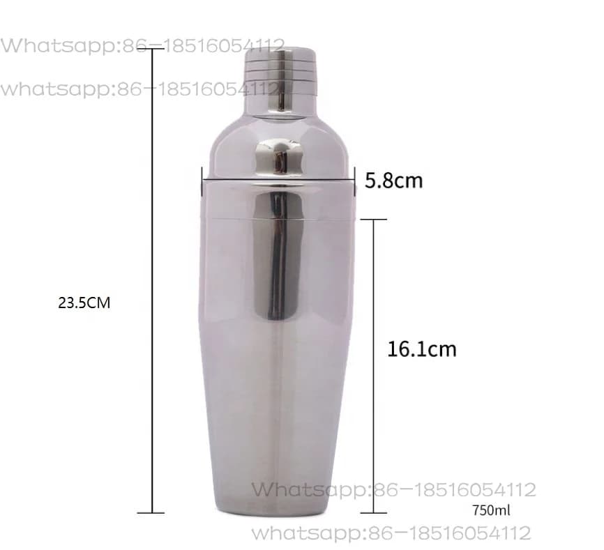 Set Shaker per Cocktail in Acciaio Inossidabile Nero Opaco in Offerta