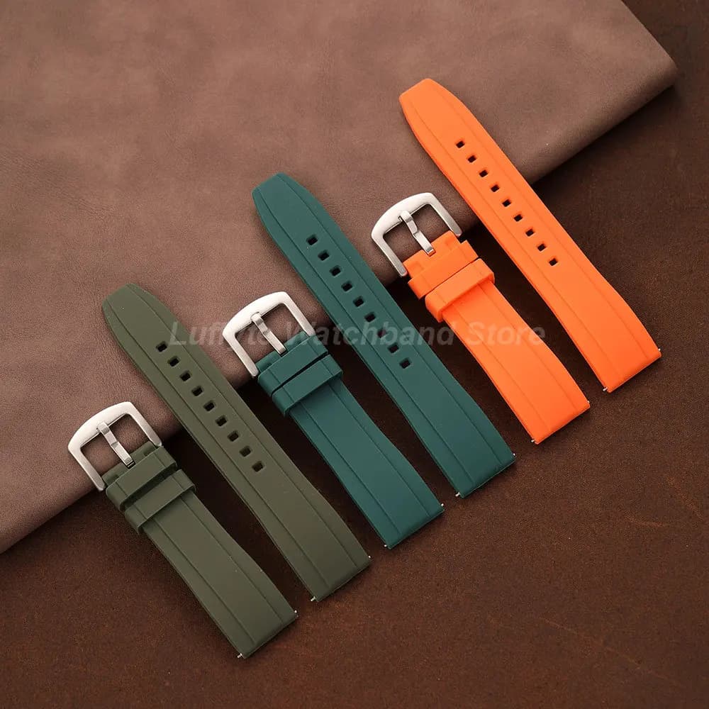 Cinturino per Orologio in Silicone per Uomo e Donna, 20mm 22mm, Sgancio Rapido, Barra a Molla, Comodo Cinturino Sportivo di Ricambio, Accessori per Orologi