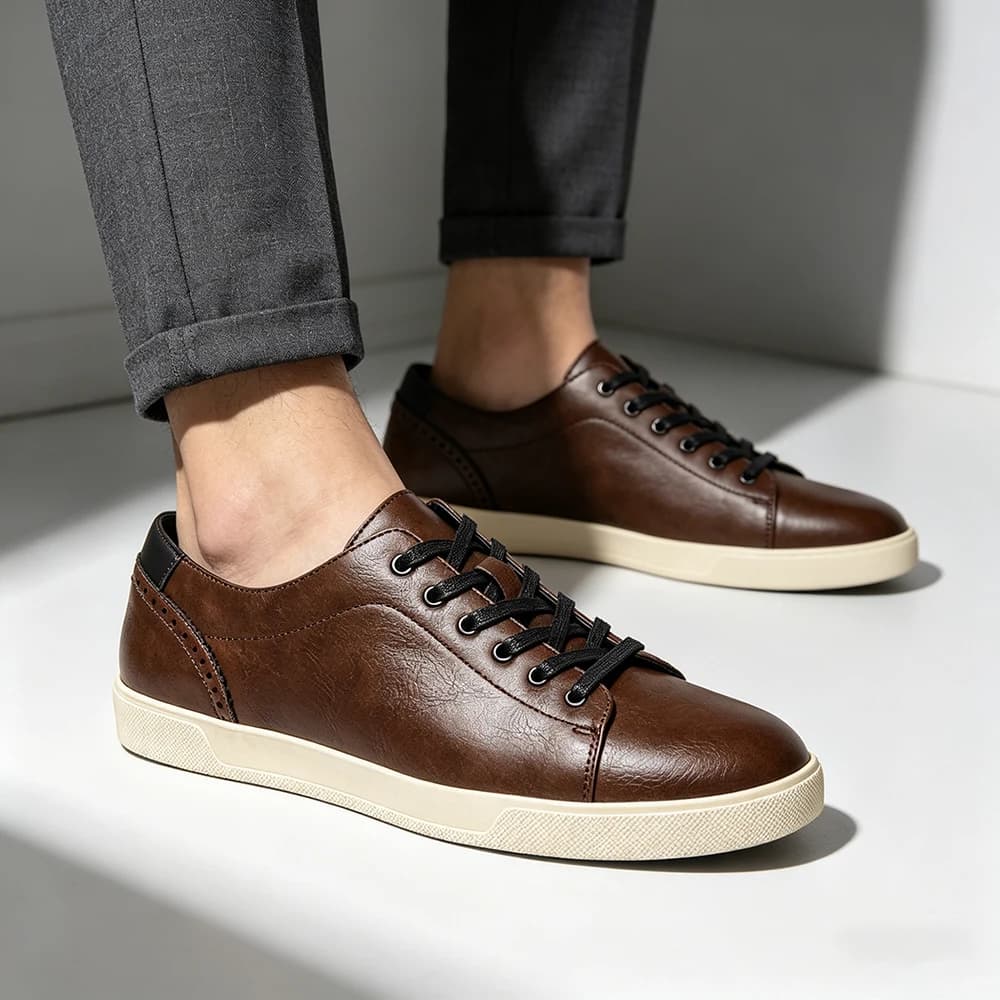 Scarpe da Uomo Leggere Casual alla Moda Sneakers Traspiranti Maschili