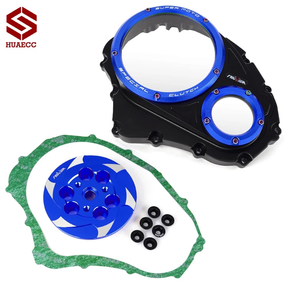 CNC Moto Da Corsa Motore Trasparente Frizione Copertura Della Protezione Della Protezione Impermeabile Per Suzuki GSX-R1000 2009-2016 GSX R1000 2017-2021