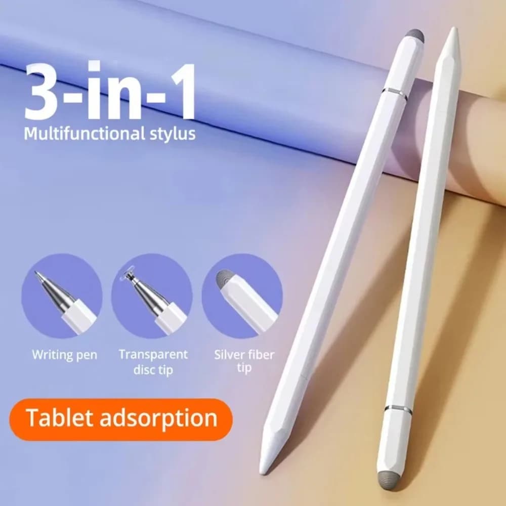3 In 1 Magnetic Stylus Pen Universal Capacitive Touch Screen Pencil Drawing Writing Pen For Phone Tablet Android IOS