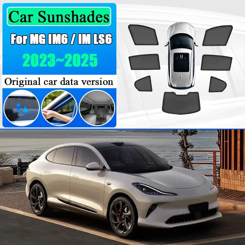 Car Mesh Window Sunshade For IM LS6 S12L 2023 2024 2025 Visors Anti-UV Protection Privacy Windshield Frame Curtain Accessories