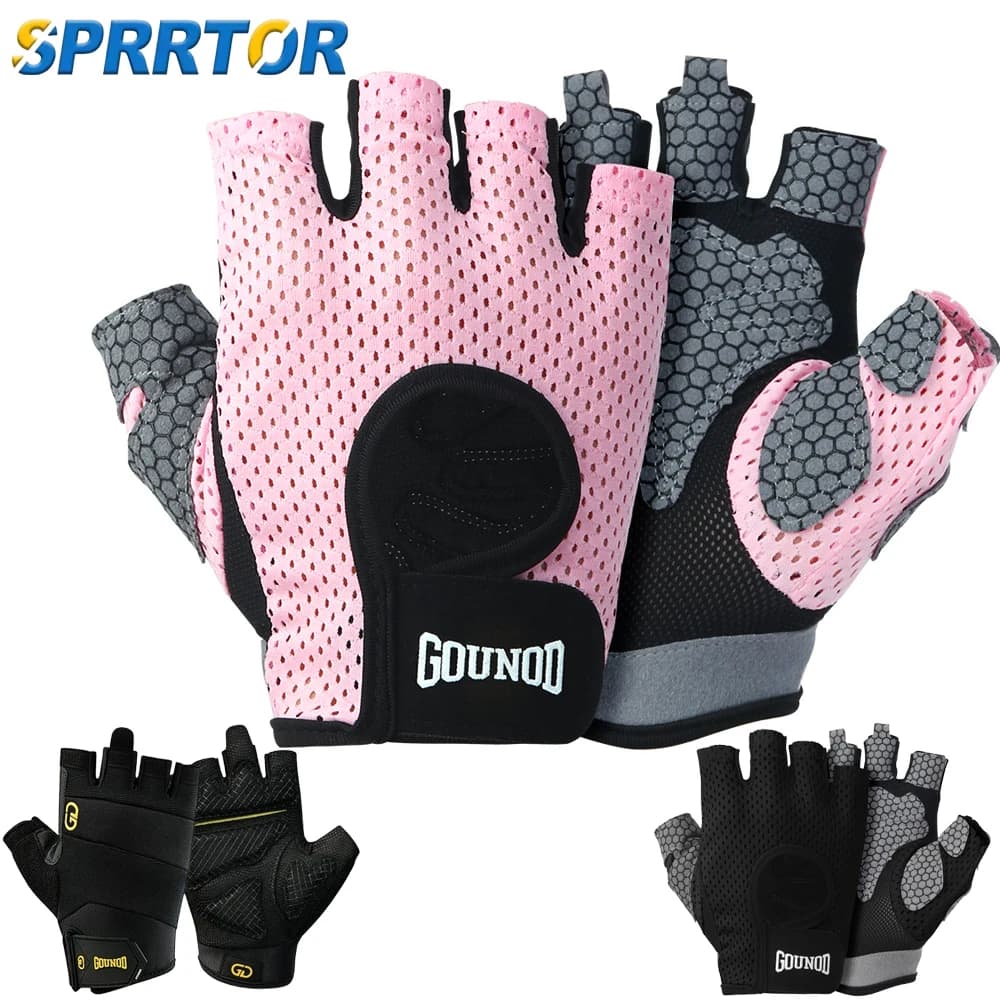 1 pair of training gloves for women and men, gym gloves, weight lifting gloves for men, men's training gloves, fitness gloves
