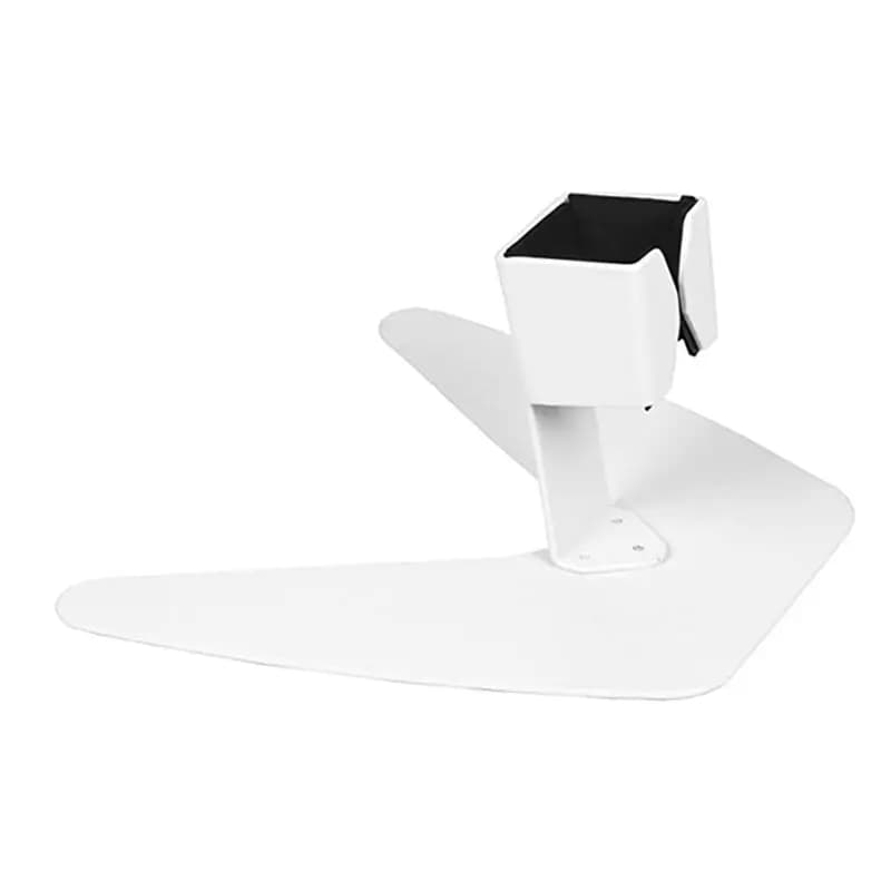 ABKW-Super Stabile Supporto in Metallo per Asciugacapelli, Supporto Verticale per Asciugacapelli (Bianco)