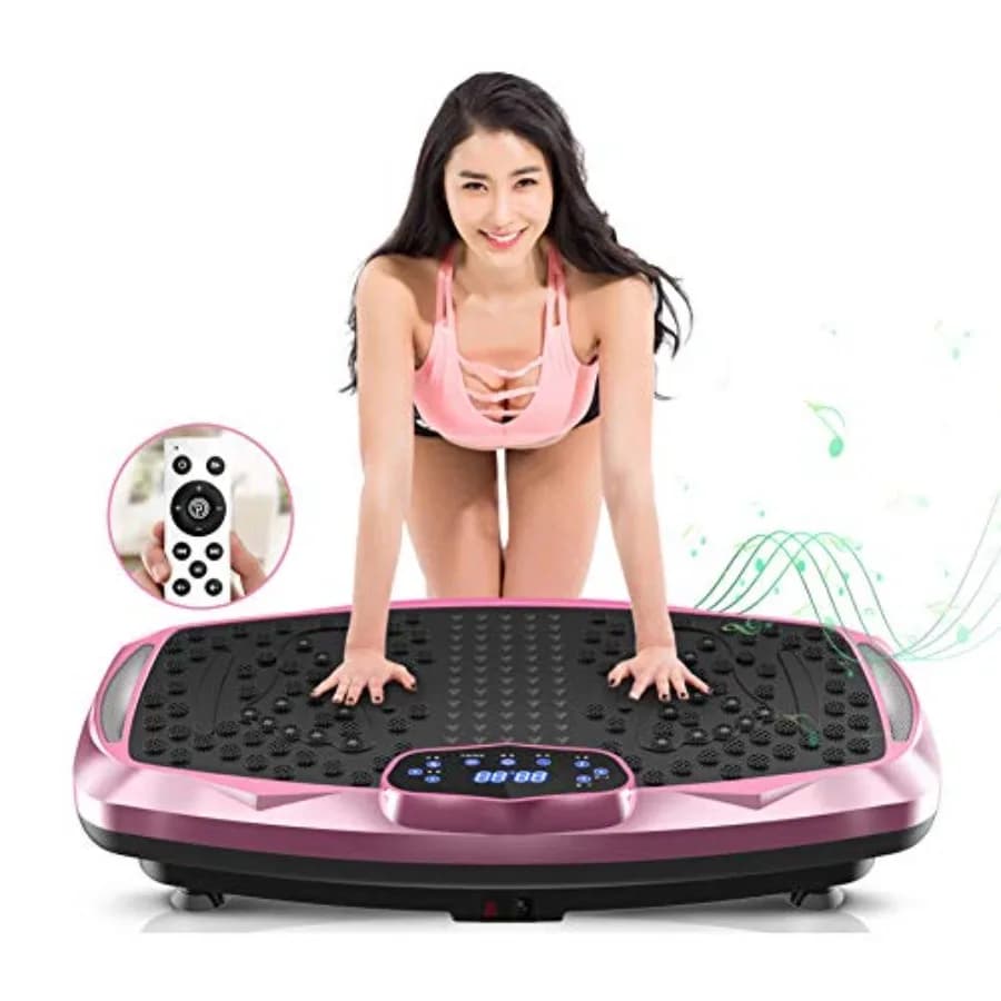 Vibrant Pedal for Exercises at Home, Slimming and Fitness with 99 Levels, Total Body Training, Integrated Bluetooth Platform, Remote Control