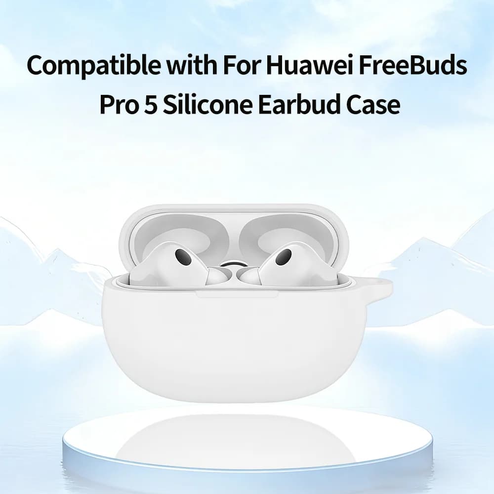 Custodia morbida in silicone per HUAWEI FreeBuds Pro 5 Custodia protettiva antiurto per custodie Huawei Freebuds Pro5 Scatola di ricarica wireless