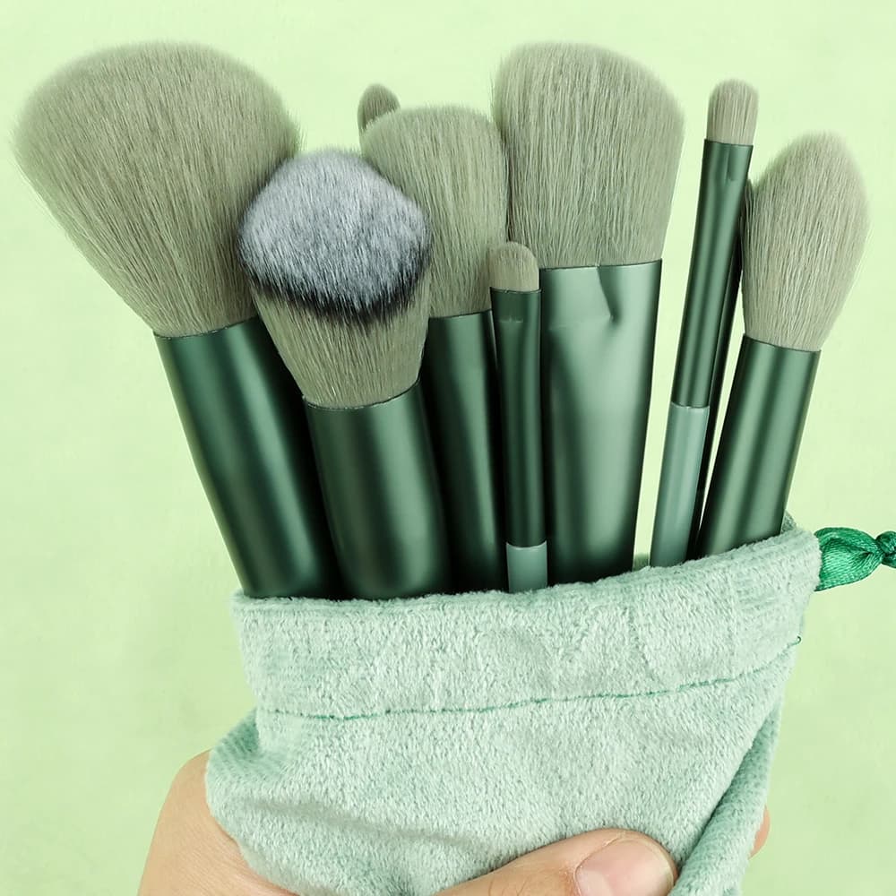 Set di 13 pennelli per trucco, pennelli per correttore, fard, cipria, ombretto, illuminante, fondotinta, strumenti di bellezza cosmetici