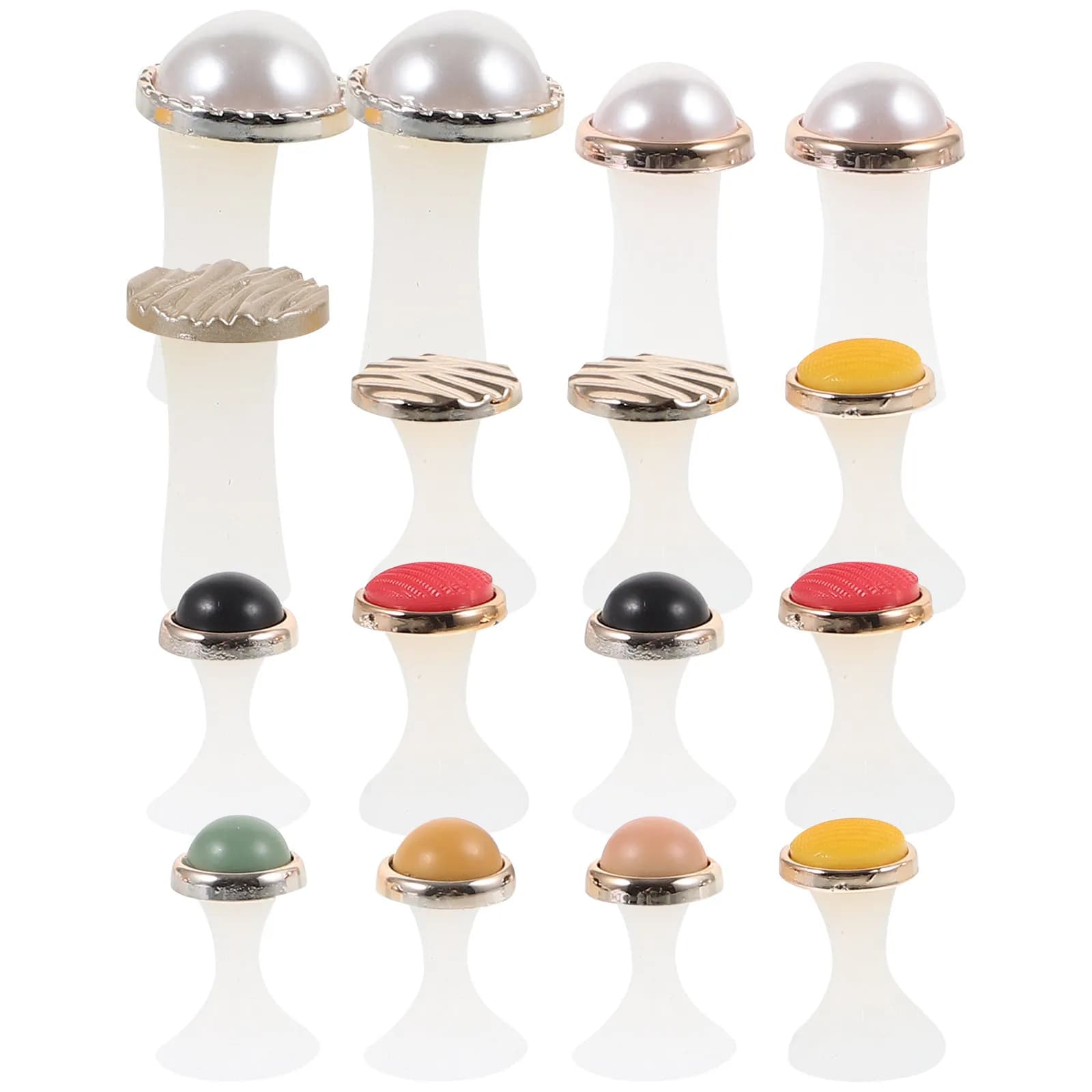 Set di 16 Separatori per Dita dei Piedi in Silicone, Morbidi e Flessibili, Comodi Divisori per Dita, per Applicazione Smalto, Uso Professionale e Personale