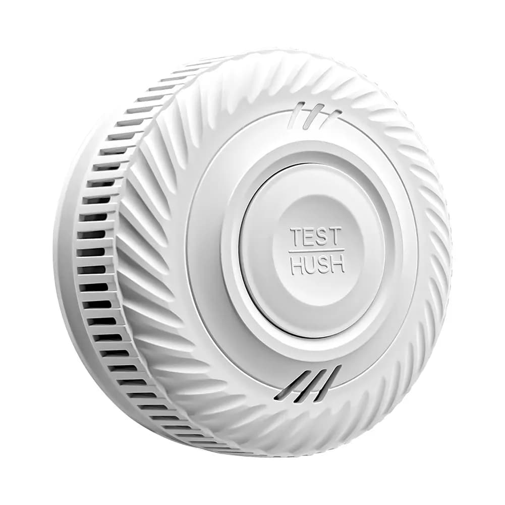2400mAh Smoke Detector with Light Sound Warning Smoke Alarm 10-Year Battery Backup Carbon Monoxide Detector for Home Hotel