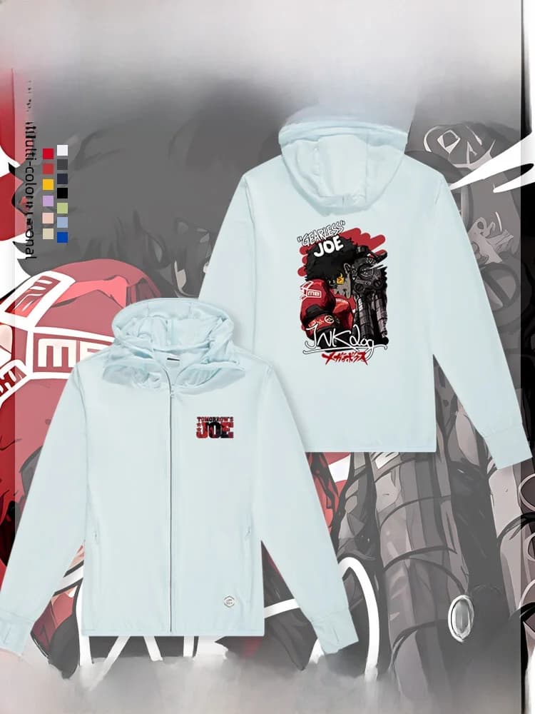 Megalobox Armored Punching Bag Unisex outdoor clothing with sun protection, anti-UV, long sleeves, with zipper and hood, cool style, fashionable...