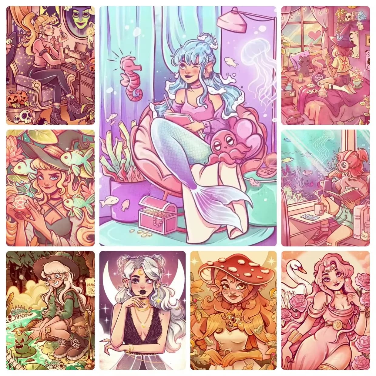 Diamond Painting Fantasy Fairytale Cartoon Characters Diamond Mosaic Handmade Art Exquisite Creative Gift Home Decoration