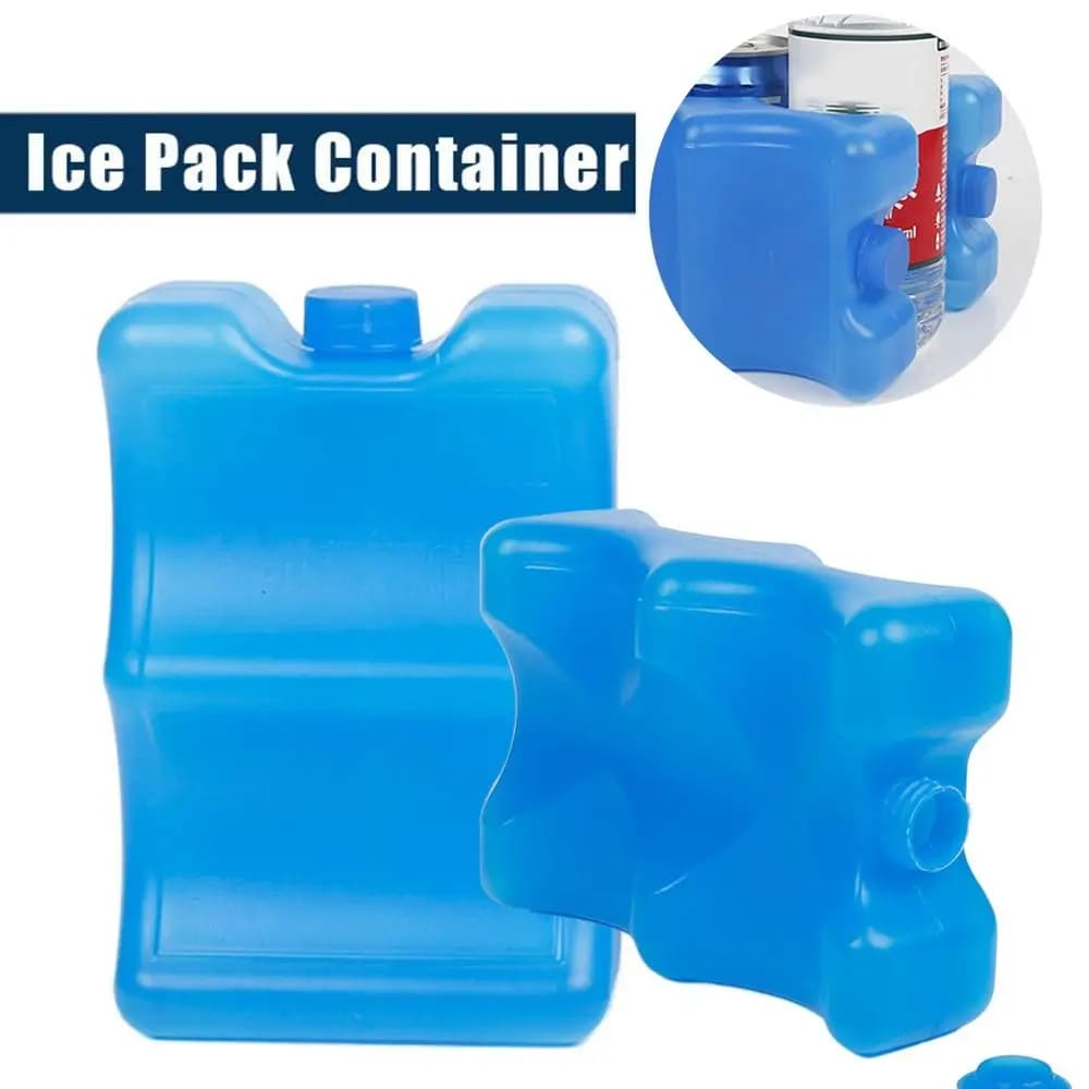 Nuovo contenitore per il pranzo da viaggio per picnic, gel per iniezione d'acqua, frigorifero per congelatore, blocchi di ghiaccio da 350 ml