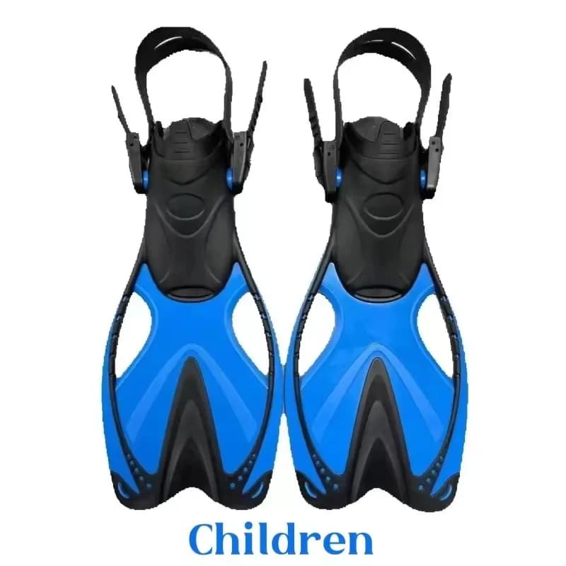 QYQ Pinne in silicone per uomini, donne e bambini, scarpe da rana, nuoto, snorkeling