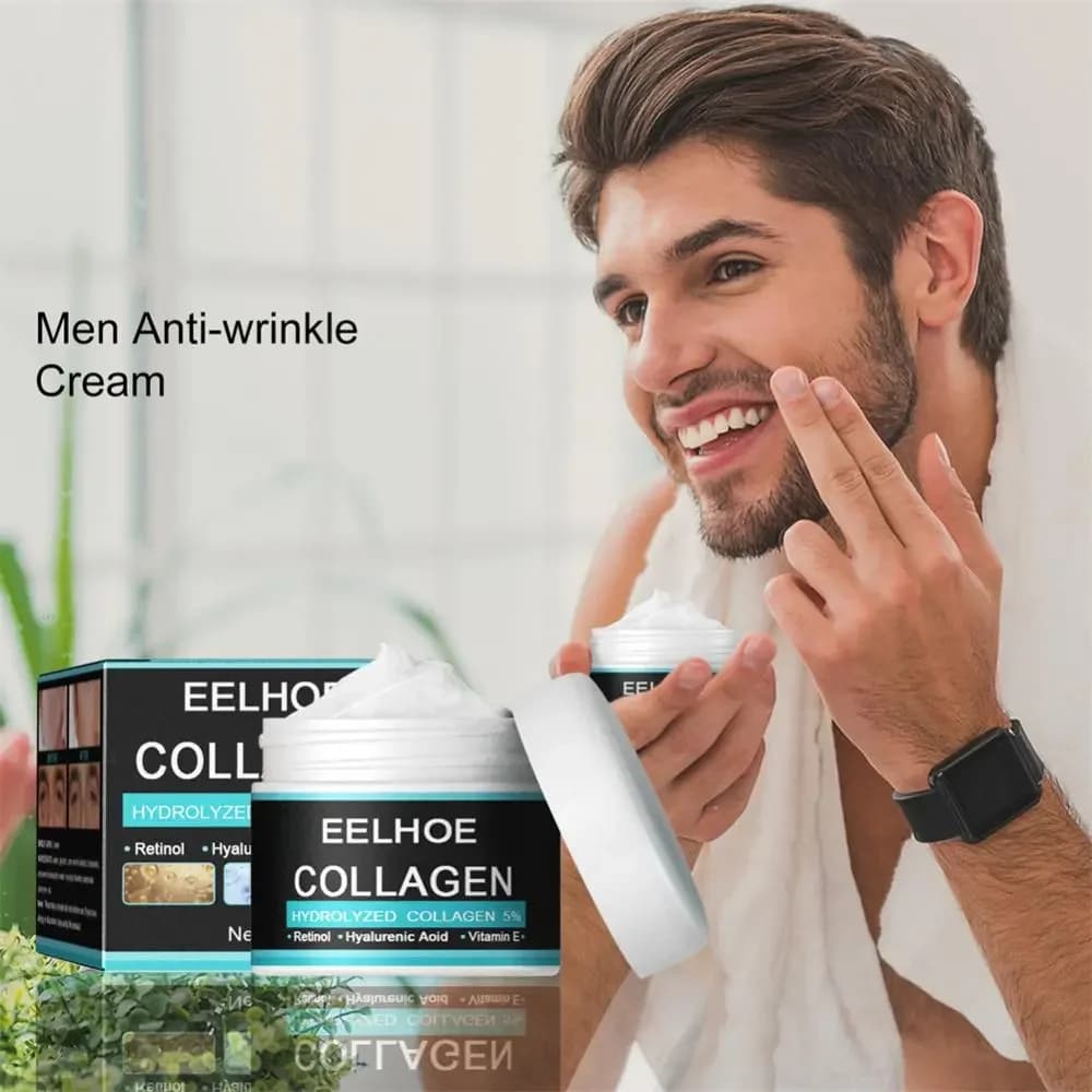 EELHOE Men Cream For Face Anti Aging Remove Rugs Rassodante Lifting Cream Whitening Hydrating Waist Cream For Face Skin Care