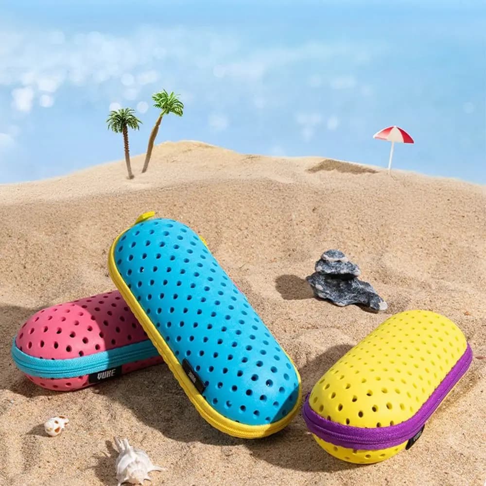 Protective Cover for Light Swimwear Anti-slip Glasses EVA Cava Glass Case Soft and Breathable Glasses Case Woman/Man
