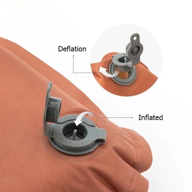 Camping Self Inflating 3D Ultralight Sponge Outdoor Travel Automatic Inflatable Pillow