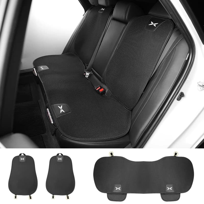 Car Seat Ice Silk Cushion Breathable Backrest Protector Cover Interior For Xpeng P7 G3 G3i G9 P5 X2 N5 F30 H93 Beta 2019 2020 20