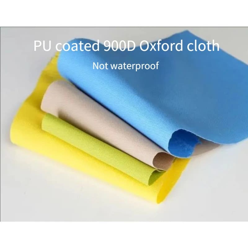 Tessuto Oxford sottile rivestito in PU 900D al metro per borse tende materiali per scarpe cucito fai da te indossabile pieghevole tessuto per esterni tinta unita rosa
