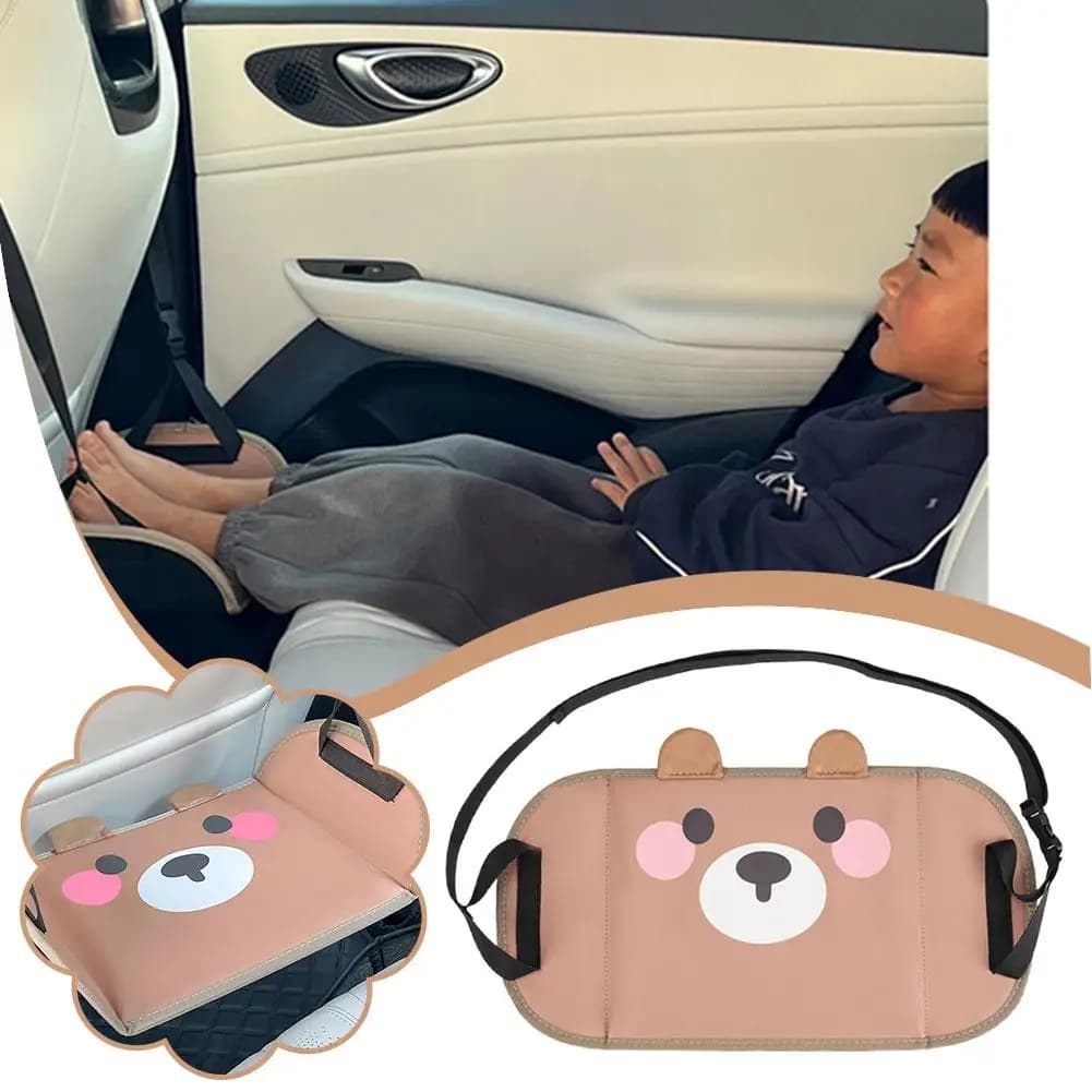 Poggiapiedi da viaggio per auto Amaca per piedi portatile Poggiapiedi lunghi per ufficio Interni regolabili Forniture per volo per auto Appeso Essent Y6P8