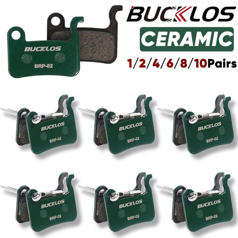 BUCKLOS Pastiglie freno a disco idraulico in ceramica per SHIMANO A01S M06 M07 Pastiglie freno MTB per bicicletta da strada Pastiglie freno a disco resistenti all'usura