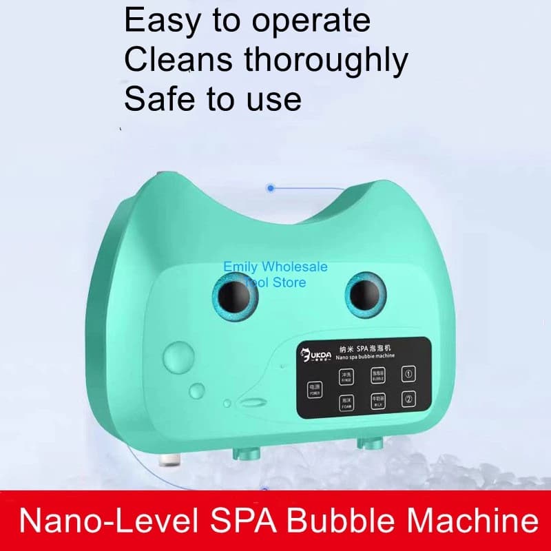 Pet SPA Bubble Machine, Automatic Nano Shampoo Dispenser, Home Use Dog and Cat Bathing Bubble Maker