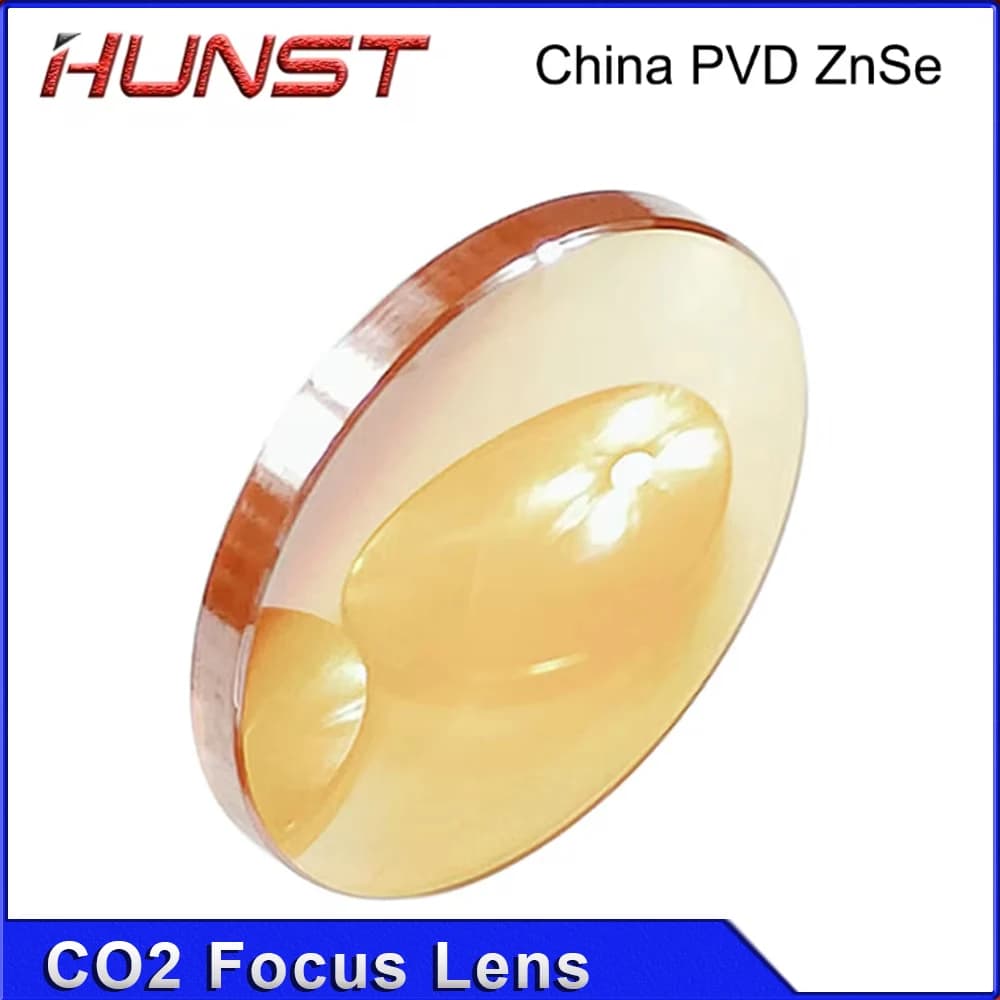 HUNST Focalizer Lens in ZnSe Co2 PVD, Diameter 12mm 18mm 20mm, Focal length 38.1 50.8 63.5 76.2 101.6mm for Laser engraving and cutting machines