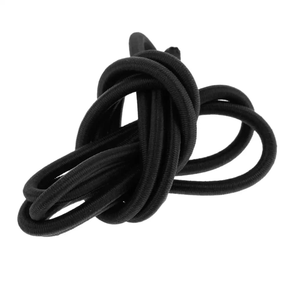 Marine Shock Cord 4mm Elastic Bungee Rope Rubber Core Polyester Filament for Car Trailer Tarpaulin
