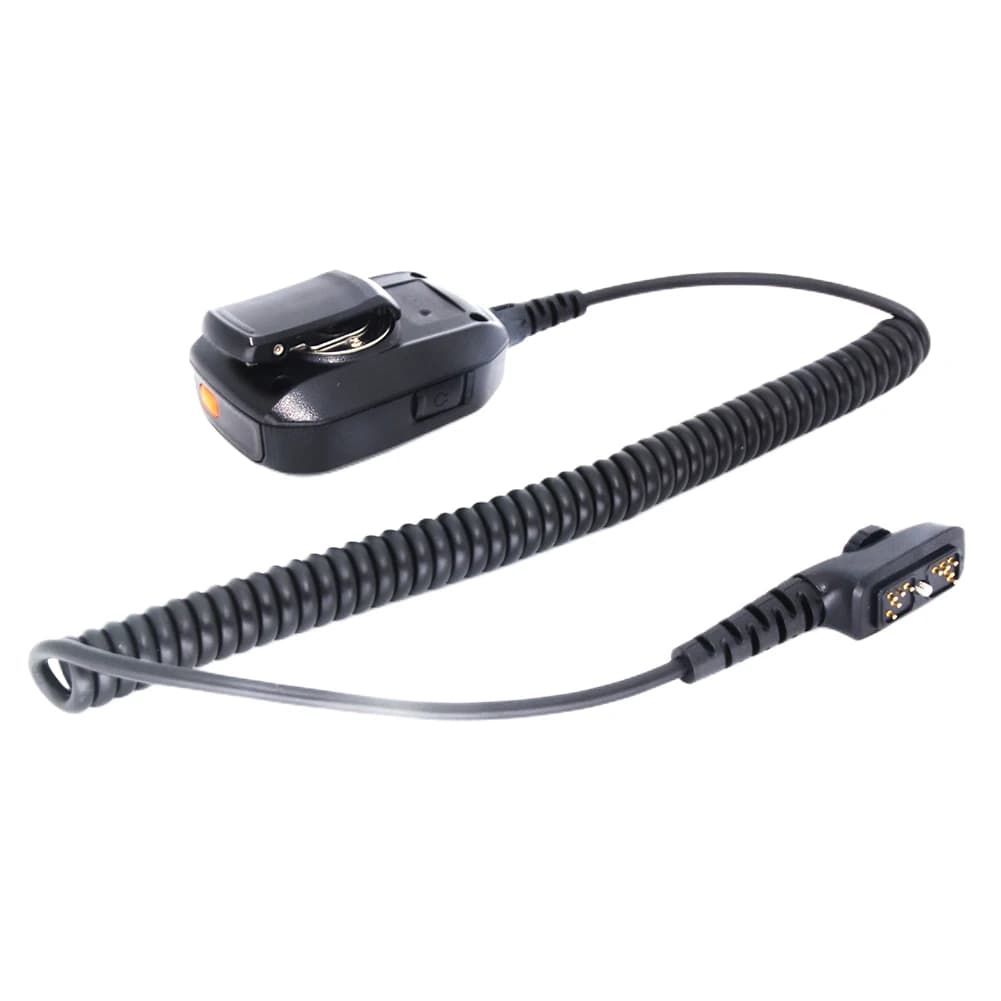 Microfono Altoparlante Remoto Hands-free SM18N2 con Clip Posteriore, Jack Audio da 3,5mm, IP54 per Hytera HYT PD702 PD700 PD700G