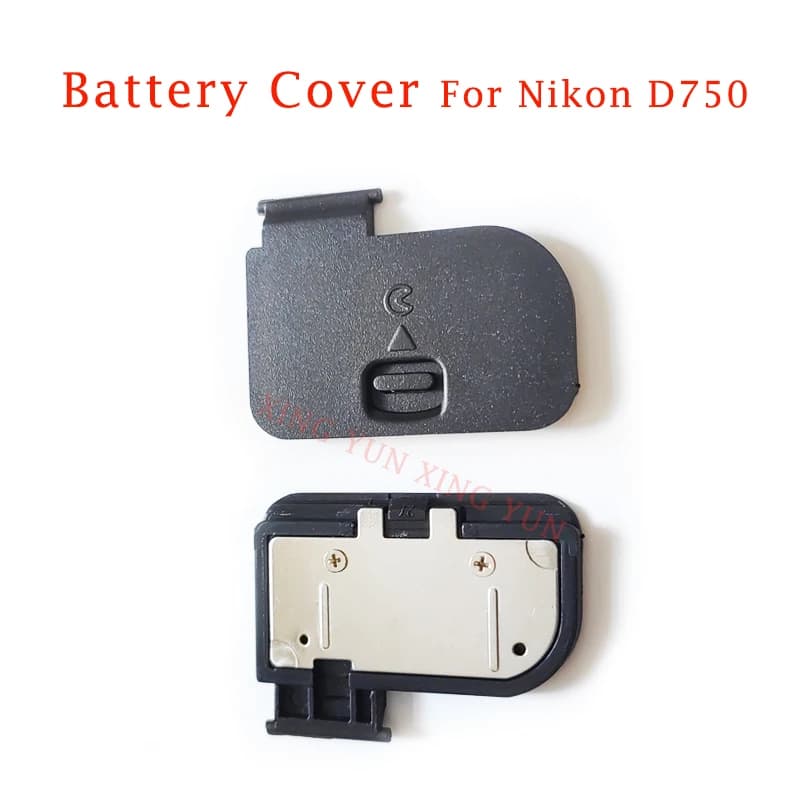 1 PZ NUOVO Tappo di copertura del coperchio dello sportello della batteria per Nikon D750 Parte di riparazione della fotocamera del coperchio della batteria digitale