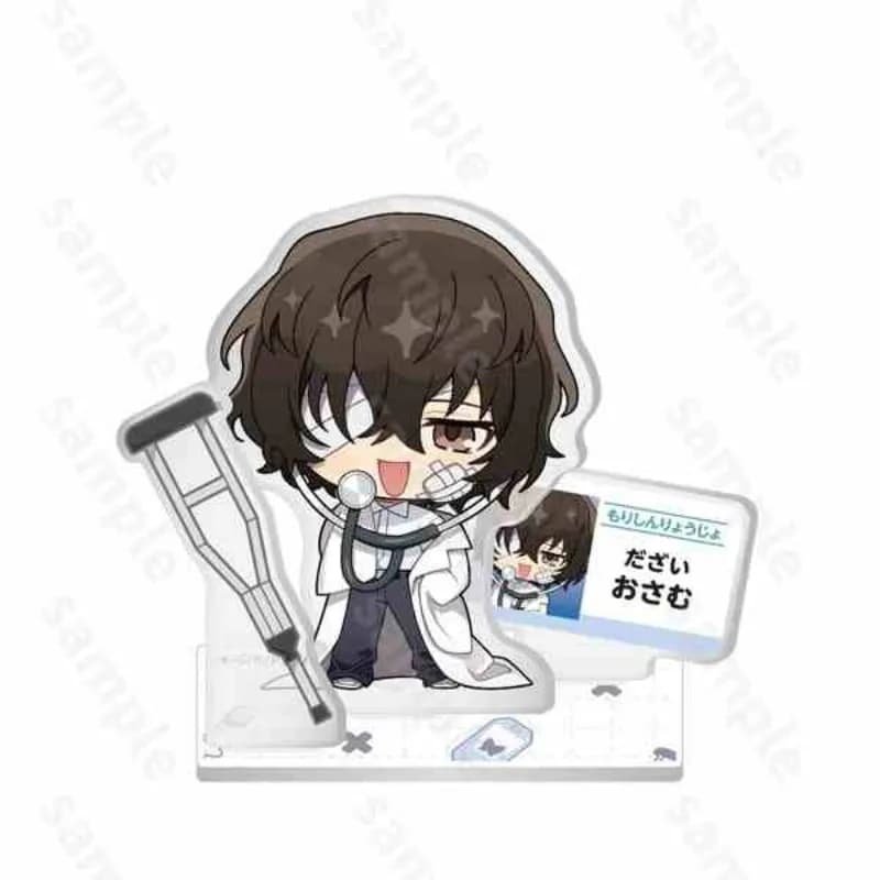 Dazai Osamu Nakahara Chuuya Scena a tema Cartoon Acrilico Stand Figura Modello di visualizzazione Piastra Cosplay Desktop Decor