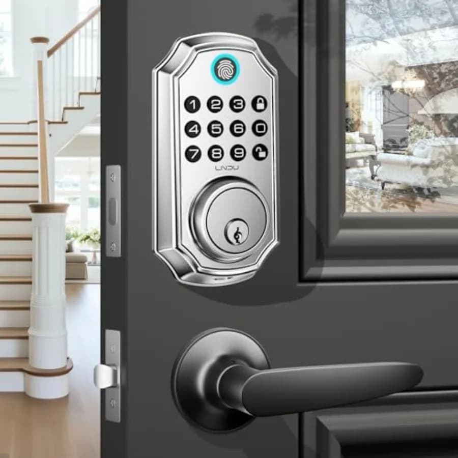 Serratura Intelligente Senza Chiave con Maniglia D180 e D280, Impronta Digitale e Livellatore