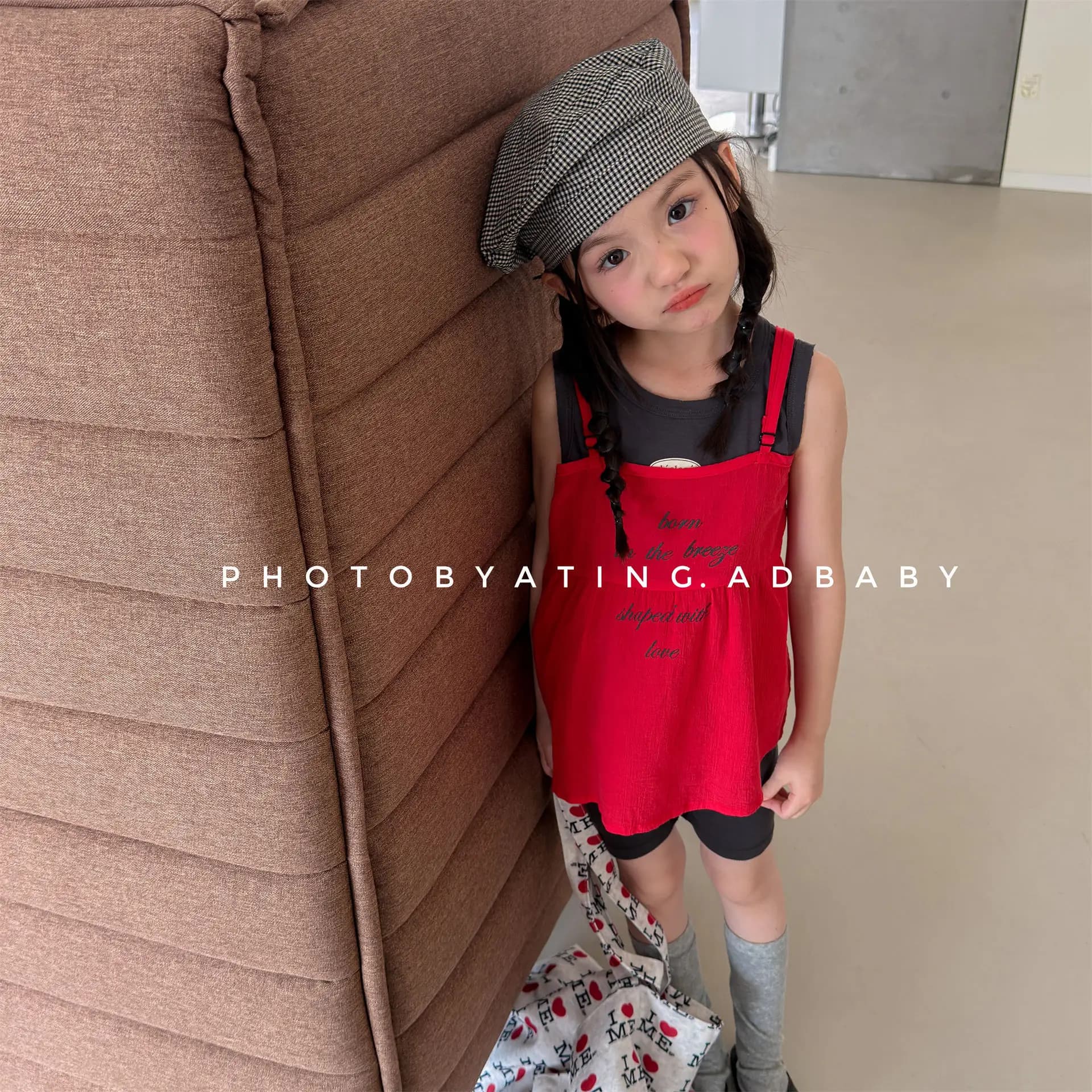 Nuova Collezione Estate 2026: Canotta Sottile in Cotone per Bambine, Top Senza Maniche Stile Principessa, Gilet con Scritta per Neonata, Abbigliamento per Bambini