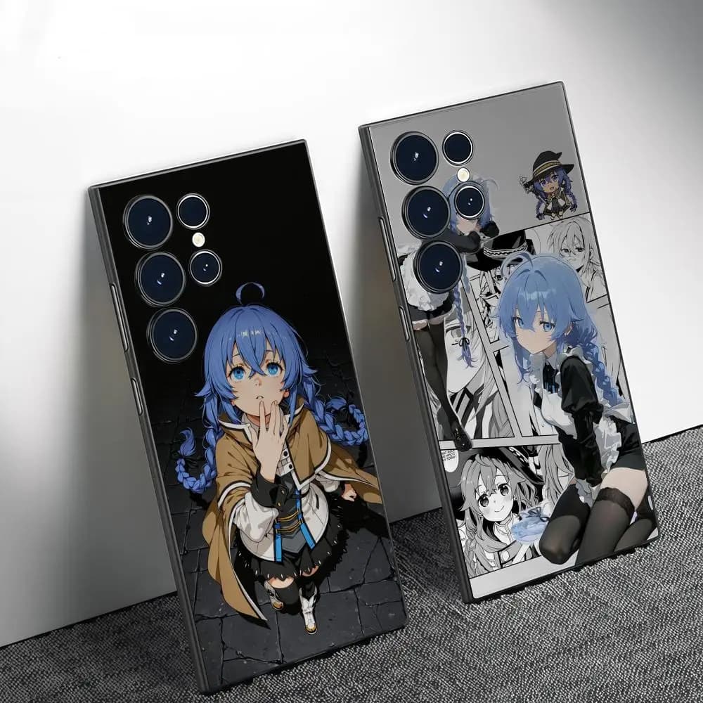 Mushoku Tensei Phone Case For Samsung Galaxy S26 S25 S24 S22 S23 Ultra S21 S20 Plus Frosted Full Soft Case