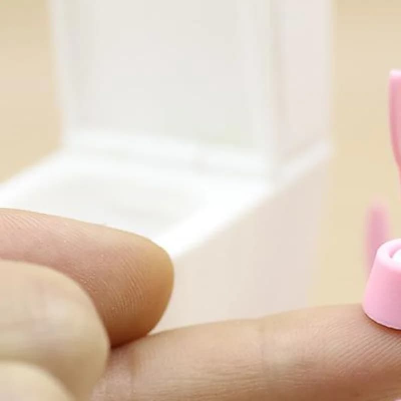 1Set new 1:12 Dollhouse Mini Simulation Long Handle Toilet Brush Model Cleaning Tool For Toilet Scene Toy Home Decor Accessories