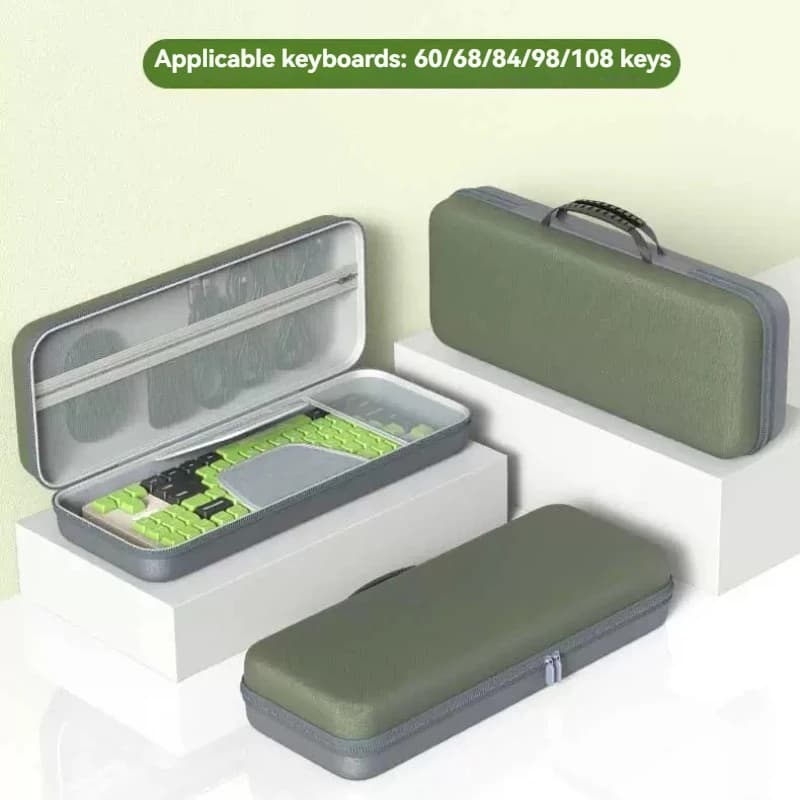 Keyboard Bag Custom Hard Shell Dustproof Waterproof Protective Case for MX Mechanical Keyboard 78/98/108key Keyboard Storage Box
