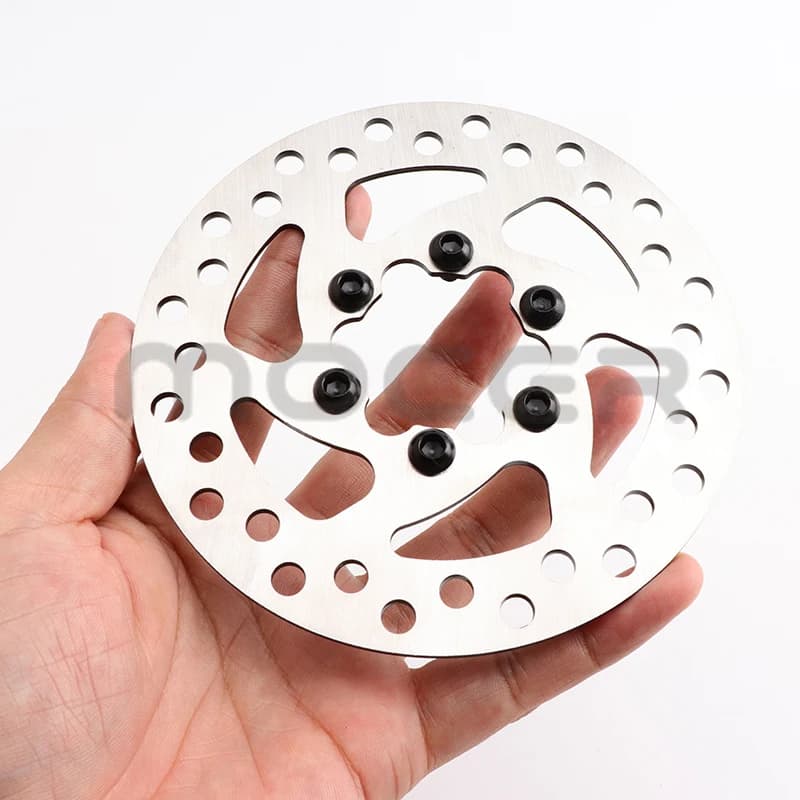 Disco in acciaio inossidabile 120 con rotore del freno a disco da 120mm con 6 bulloni per accessori per biciclette da strada di montagna per Scooter da bici MTB