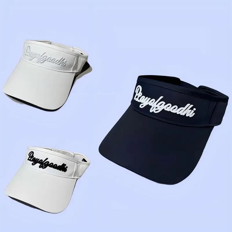 PL New Women Golf Hat Empty Top Golf Caps Sunscreen Big Brim Tennis Baseball Caps Ladies Sunshade Anti-UV Headcover