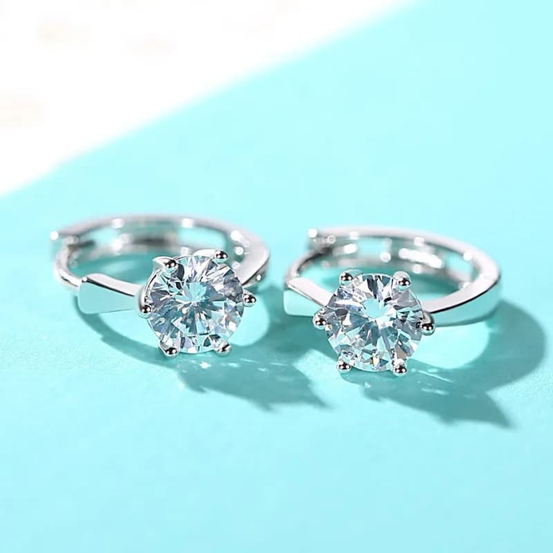 Tmall Vendita calda, Orecchini alla moda coreani, Otto cuori, Otto frecce e sei artigli, Fibbie per le orecchie, Orecchini da donna, Argento