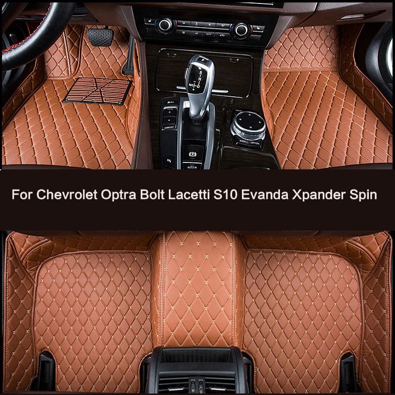 For Chevrolet Optra Bolt Lacetti S10 Evanda Xpander Spin custom car mats special leather carpet car accessories
