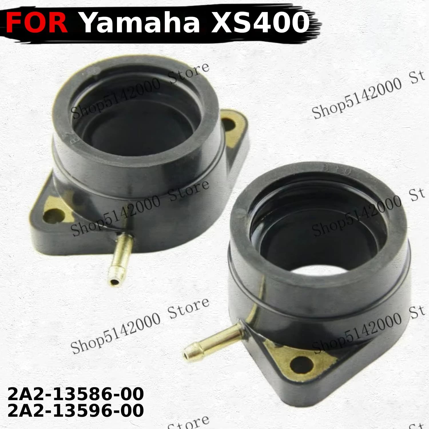 Accessori moto Parti Collettore di aspirazione carburatore Stivali per Yamaha XS400 XS 400 1977 -1982 OEM: 2A2-13596-00 2A2-13586-00