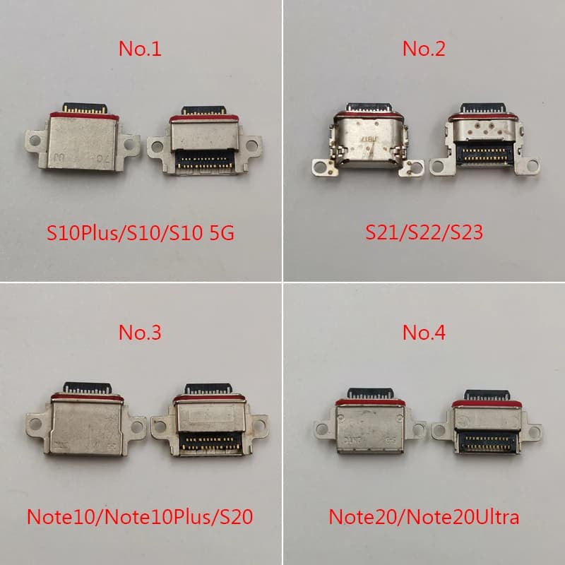 5-10 Pz USB Dock di Ricarica Porta Caricatore Martinetti Connettore Per Samsung Galaxy S24 S23 S21 S22 Plus Ultra S21FE Note10 Note20 S10 S20