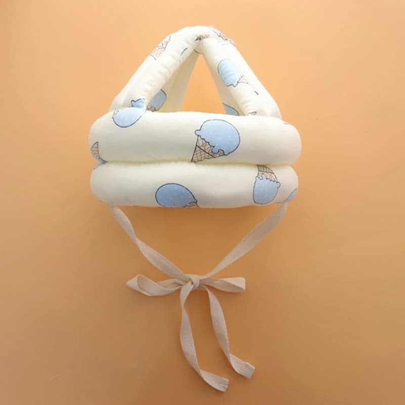 Cappello protettivo per la testa per le neonate i ragazzi imparano a camminare protezione per la testa di dimensioni regolabili casco Anti-caduta protezioni per la testa del bambino QX2D