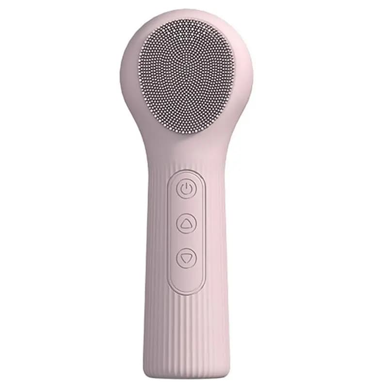 Spazzola per Pulizia Viso 2025, Spazzola Elettrica 2-in-1 con Massaggio Termico, Scrubber Viso in Silicone Impermeabile per Donne